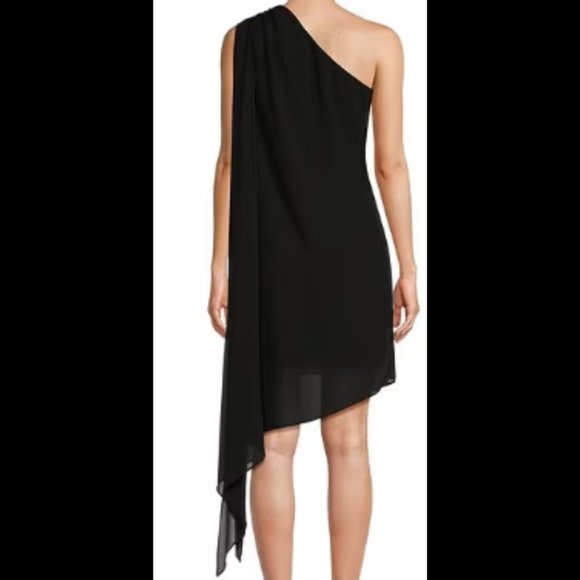 BADGLEY MISCHKA: Mack and James One-Shoulder Knee-Length Dress - Picture 2 of 2